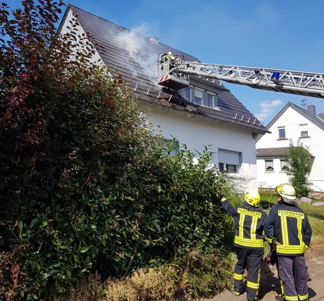 Die Brandstelle. Foto: Polizei