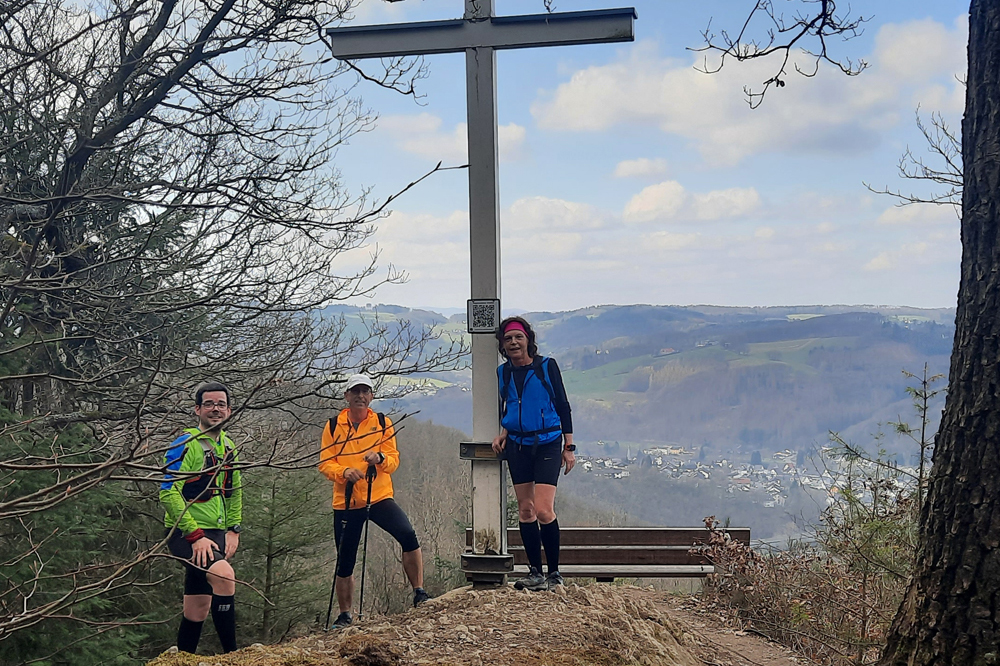 Mitglieder des Organisationsteams beim Erkunden der Strecke. Foto: VfL Waldbreitbach