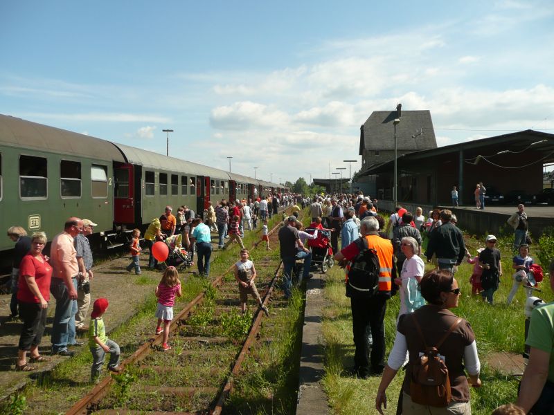 Rckbau von Bahninfrastruktur im Bahnhof Siershahn trotz Klimawandels 