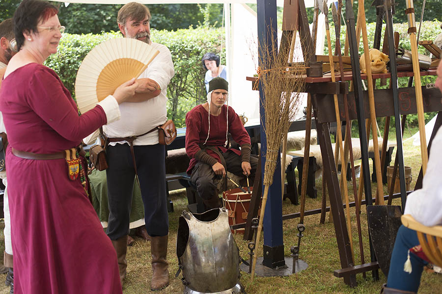 Groer Andrang beim Burgfest Reichenstein 