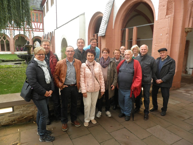 Die Hmmscher CDUler im Kloster Eberbach, mit dabei JessicaWeller, MdL, Bildmitte (CDU Hamm)
