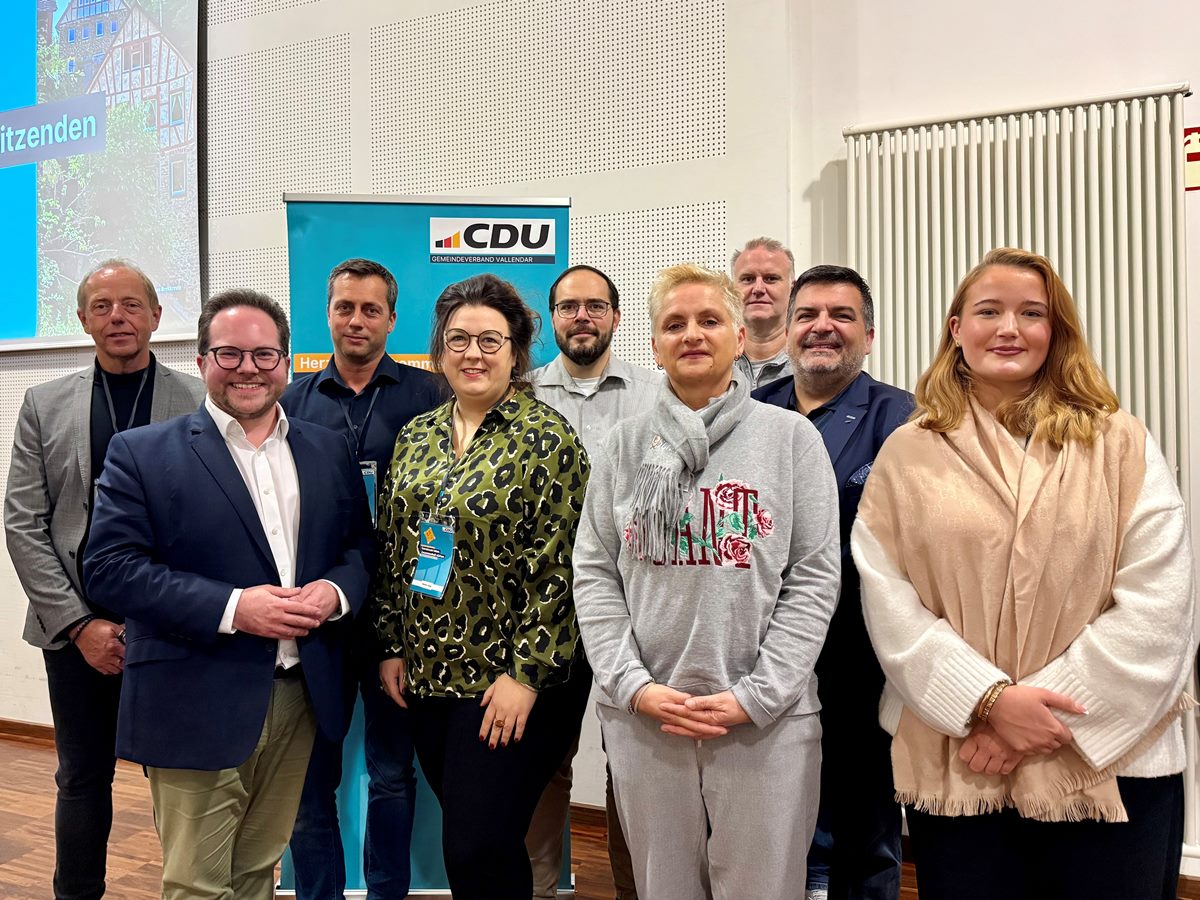 Der Vorstand des CDU-Gemeindeverbandes Vallendar freut sich auf den Austausch am 22. Juni in Urbar. (Foto: Alexandra Menge)
