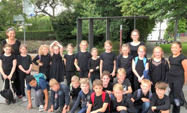 Der Hammer Grundschulchor sang bei Cantania in Koblenz. (Foto: Schule) 