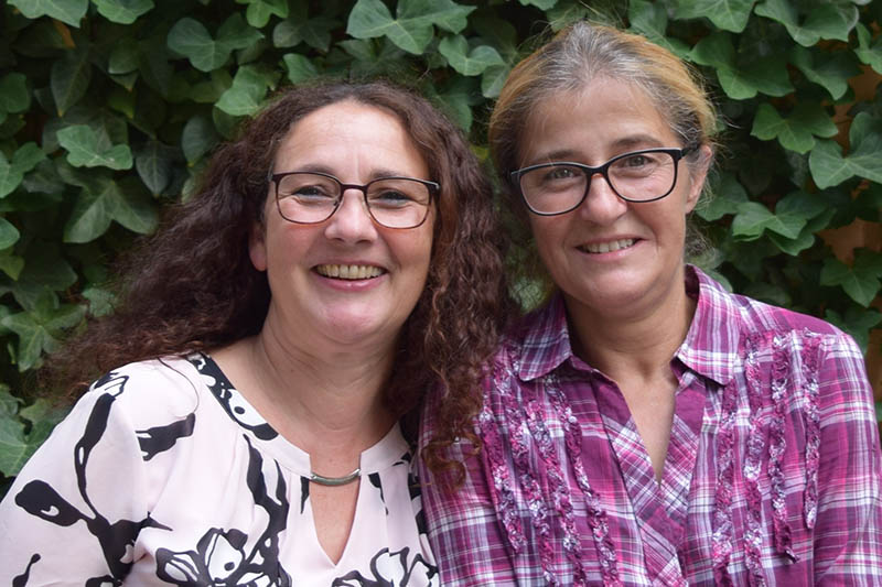 Gemeindeschwesternplus Heike Chandoni (links) und Birgit Boos mchten den lteren Menschen in der Stadt Neuwied gerne Wege aus der Einsamkeit aufzeigen. Foto: pr