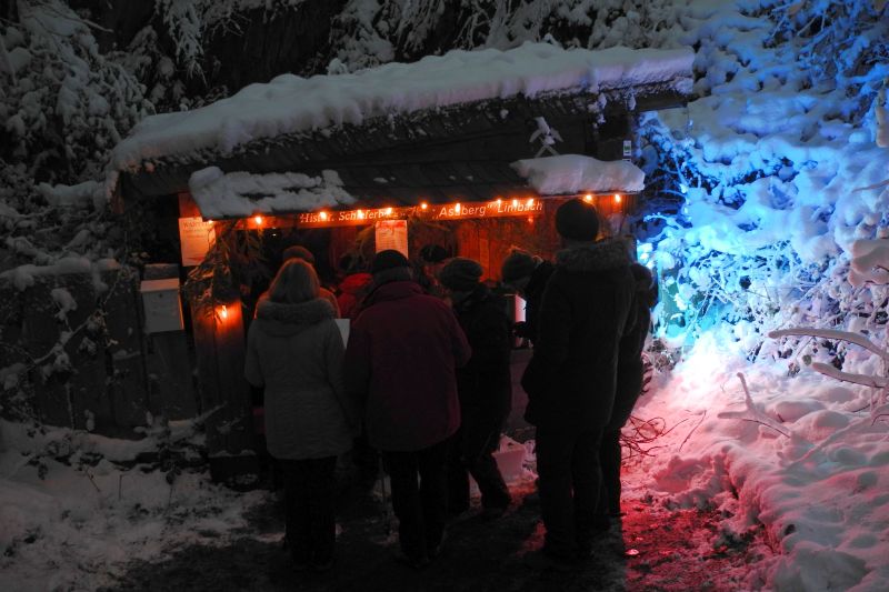 Bergweihnacht am Christstollen (Schieferbergwerk Assberg). Foto: Martin Schler
