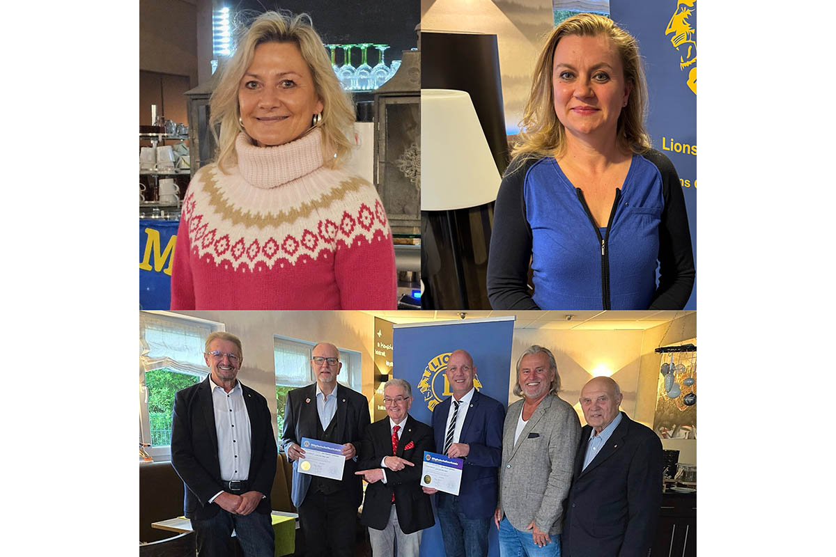 Von links: Oben: Dr.med. Anne-Drte Herzog, Liliana Greve
Unten: Eberhard Mandel, Michael Mhlenhof, Lions Prsident Jrgen Franz, Martin Buchholz, Michael Schmidt, Siegfried Weber. Foto: Lions Club Rhein-Wied