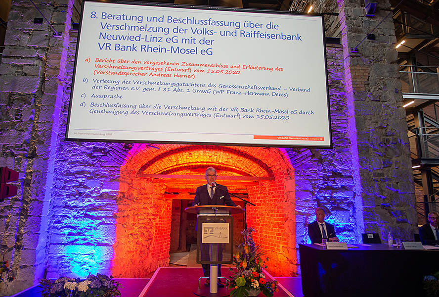 200 Prozent Zustimmung fr Fusion der VR-Bank Neuwied-Linz mit VR-Bank Rhein-Mosel 