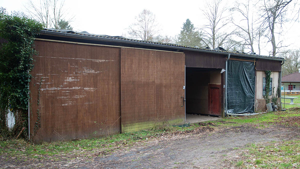 Die Wagenhalle in Oberbieber. Foto: Eckhard Schwabe