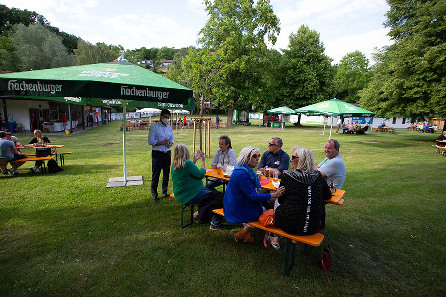 Dieses Jahr Biergarten statt Schwimmbad. Foto: Eckhard Schwabe