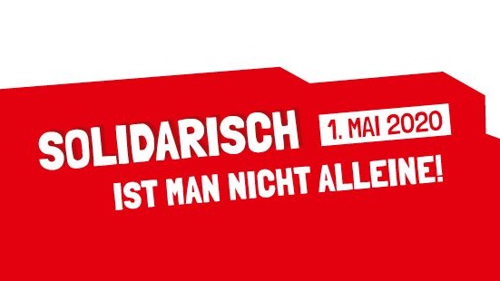 Livestream statt Kundgebung des DGB zum 1. Mai 