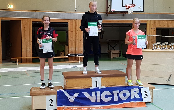 Vizerheinlandmeisterin im Badminton kommt aus Steinebach