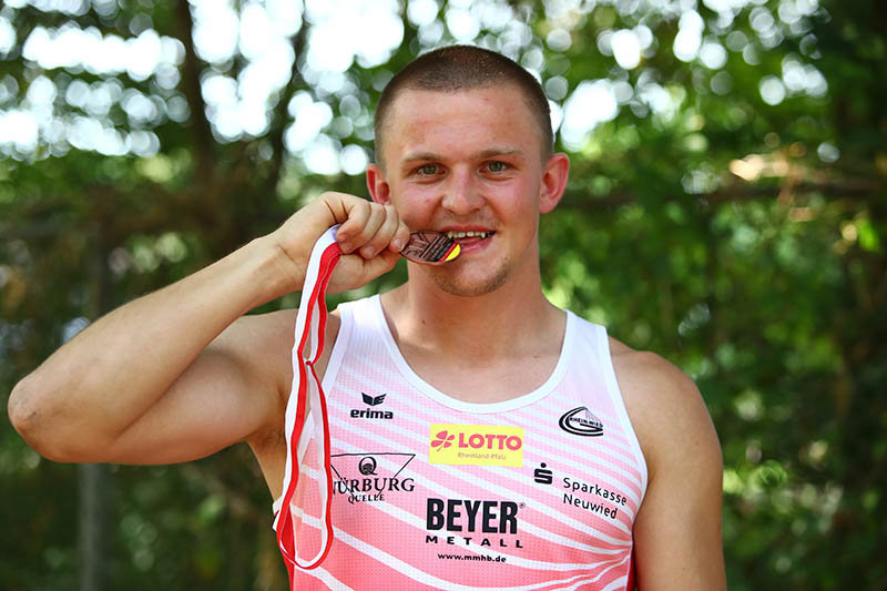 Roger Gurski gewann bei der DM in Braunschweig seine erste Medaille in der Mnnerklasse. Foto: Verein