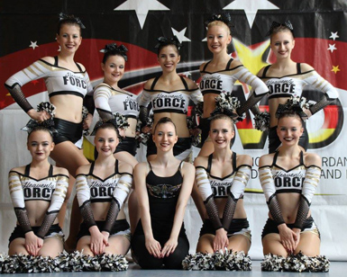 Deutsche Meister in der Kategorie Jazz wurden die Cheerleader aus Altenkirchen. Fotos: Verein/Markus Gtze