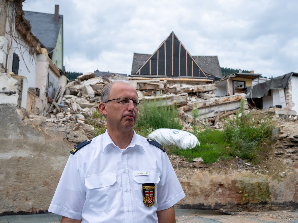 Ein Jahr nach dem Hoteleinsturz in Krv. (Foto: Harald Tittel/dpa)