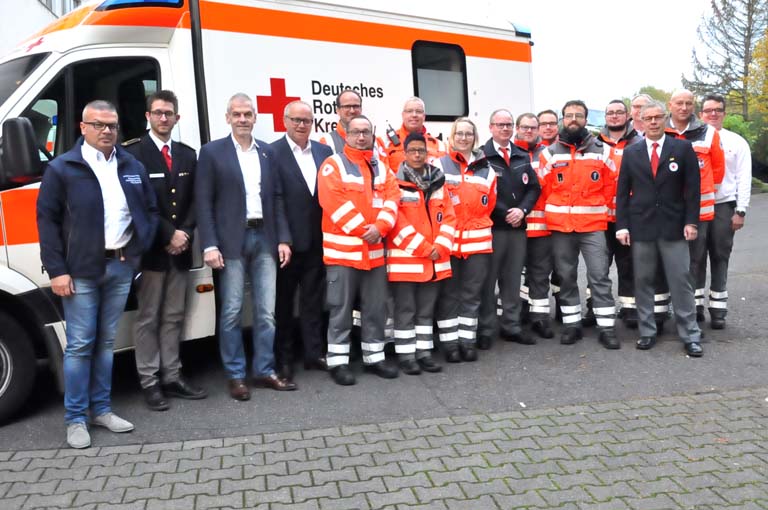 Die First Responder mit den Ehrengsten (Fotos: kk)