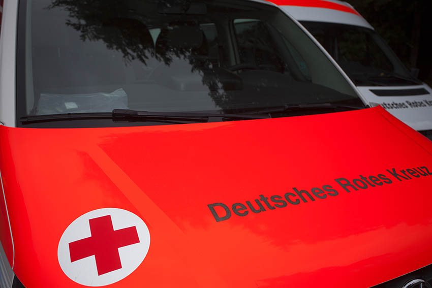 Einsatz fr den Rettungsdienst. 