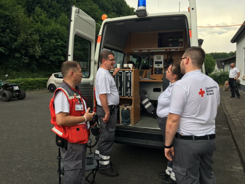 Rotes Kreuz stand wieder im Tal bereit