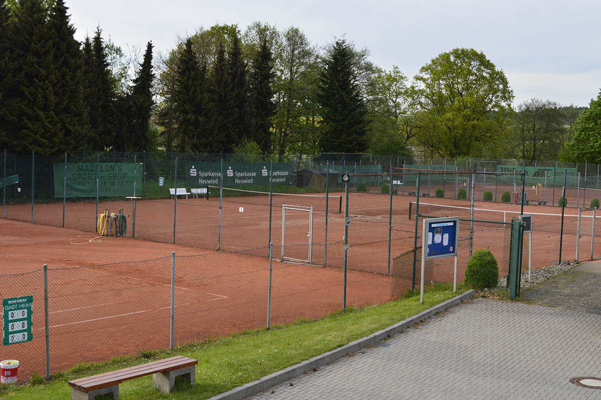 Die Tennisanlage in Dierdorf. Foto: Verein