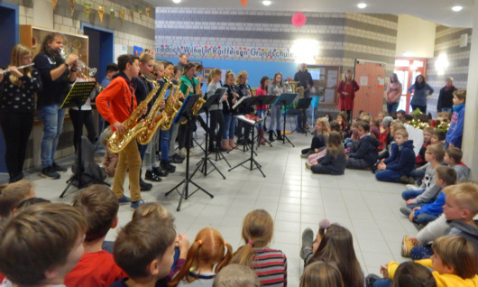 In Hamm gab es ein Konzert unter Nachbar-Schulen. (Foto: Grundschule Hamm)