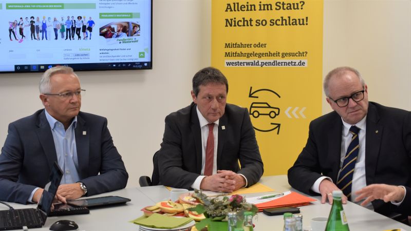 Wir Westerwlder und der ADAC starten das neue Pendlernetz Westerwald