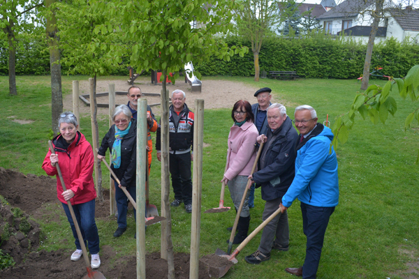 Kreisverwaltung spendet Erpel Hainbuche zum Tag des Baumes