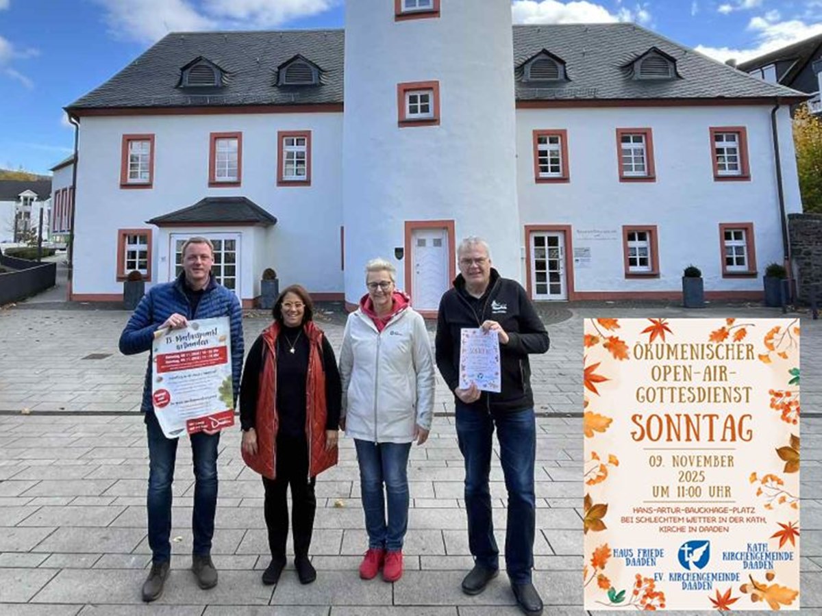 Der ökumenische Gottesdienst findet am 9. November statt. (Foto: Veranstalter)