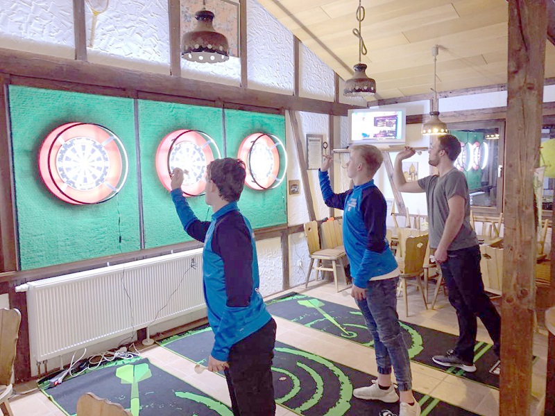 In Gebhardshain kann man nun auch Dart spielen. (Foto: Sportgemeinschaft Westerwald e. V.)