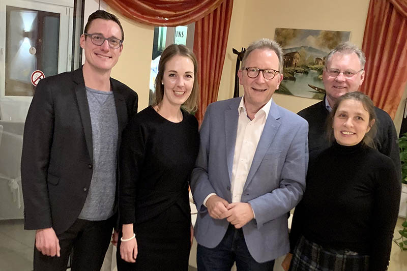 Der Kreisvorstand der CDU Neuwied mchte im WK 3 mit MdL Ellen Demuth (2.v.l.) in die nchste Landtagswahl gehen. Foto: CDU