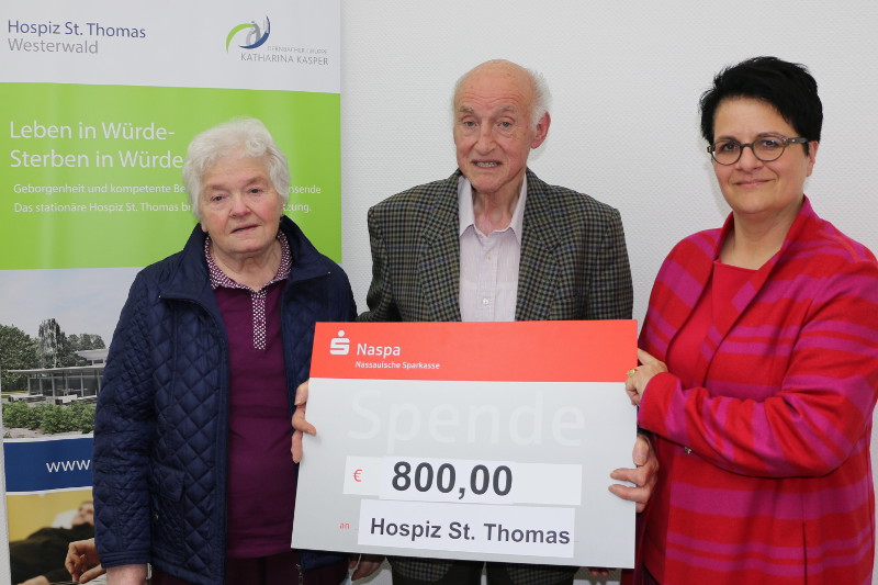 Helferskirchener untersttzt Hospiz St. Thomas