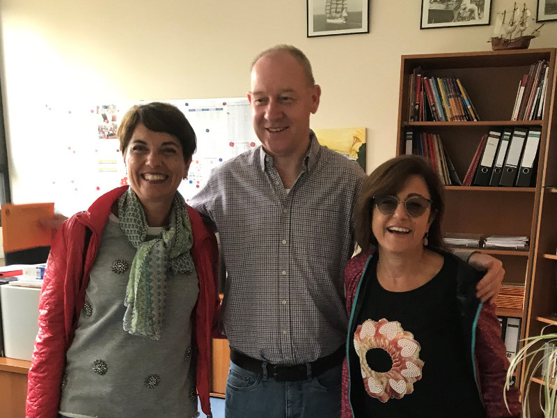 Die beiden italienischen Lehrerinnen Rossella Ingravalle und Mariangela DellOrco waren in Dierdorf zu Gast. Foto: Privat