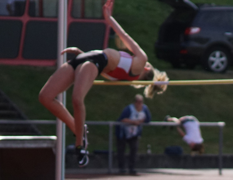 Louisa Klzer war im Hochsprung nicht zu schlagen. Foto: TuS Dierdorf