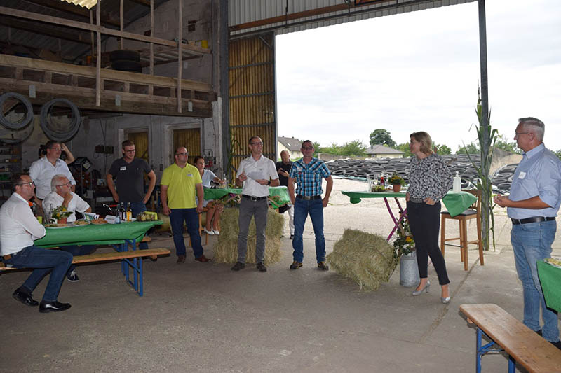 Diskussionsrunde der jungen Landwirte. Fotos: Kreisverwaltung