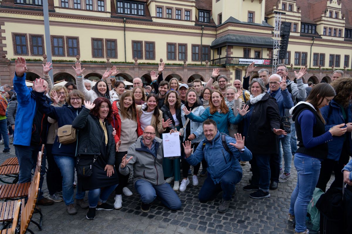 Die Urkunde dokumentiert den dritten Platz, den der Chor Divertimento beim Chorfest in Leipzig erreicht hat. (Foto: privat)