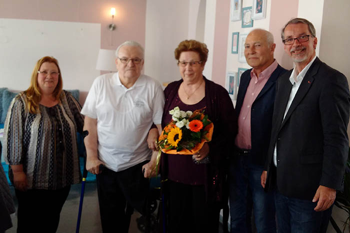 Von links: Martina Beate Jakoby, Werner Brandt, Anneliese Geiler, Pavel Beran, Sven Lefkowitz. Foto: pr