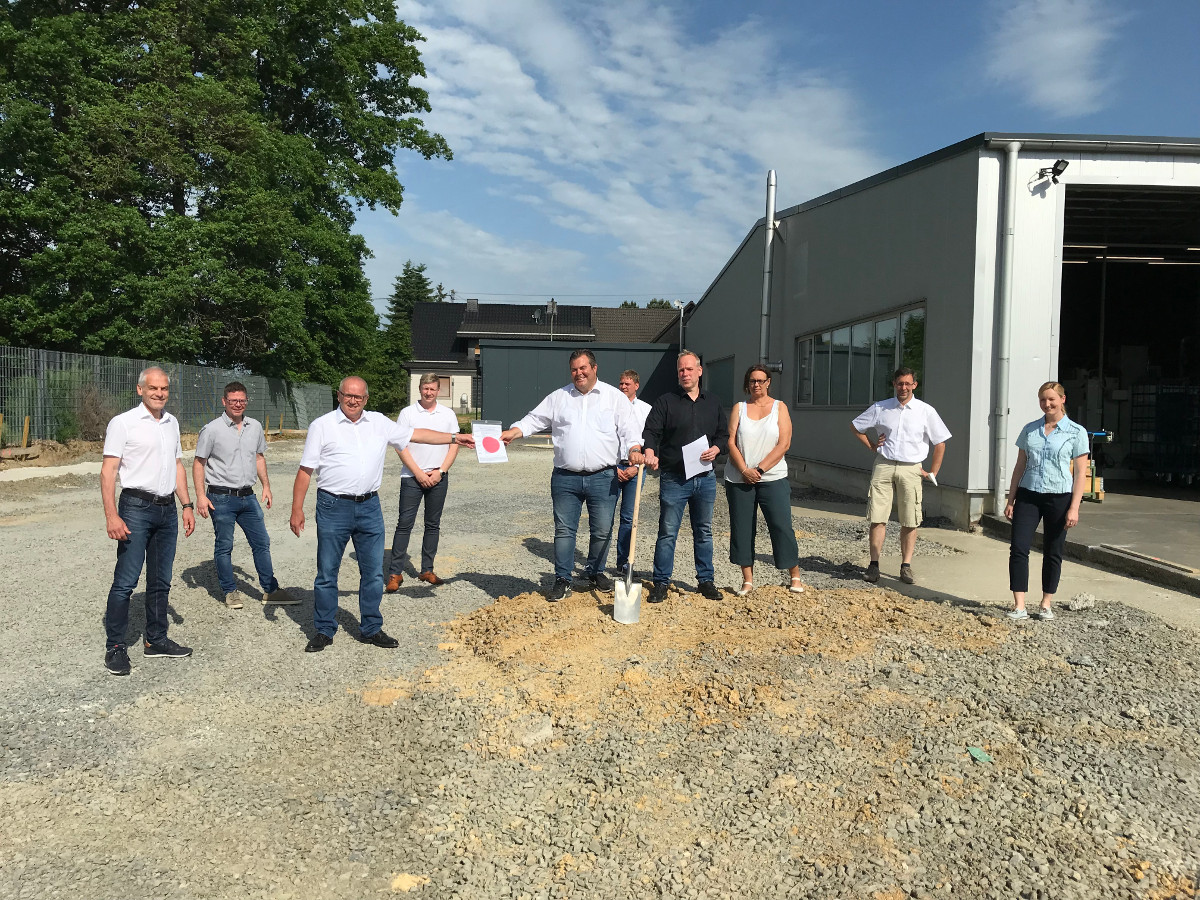 Spatenstich bei MSA in Eichelhardt. (Foto: KV Altenkirchen)