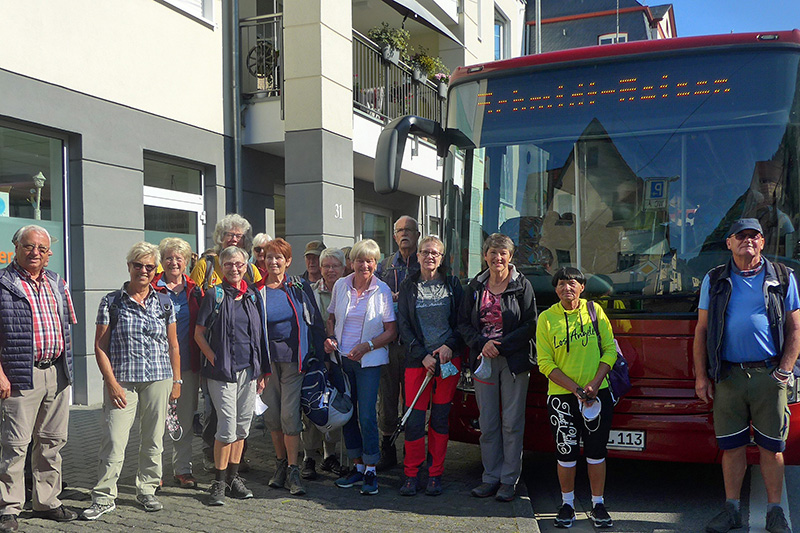 Eifelverein Linz auf dem Klosterweg unterwegs