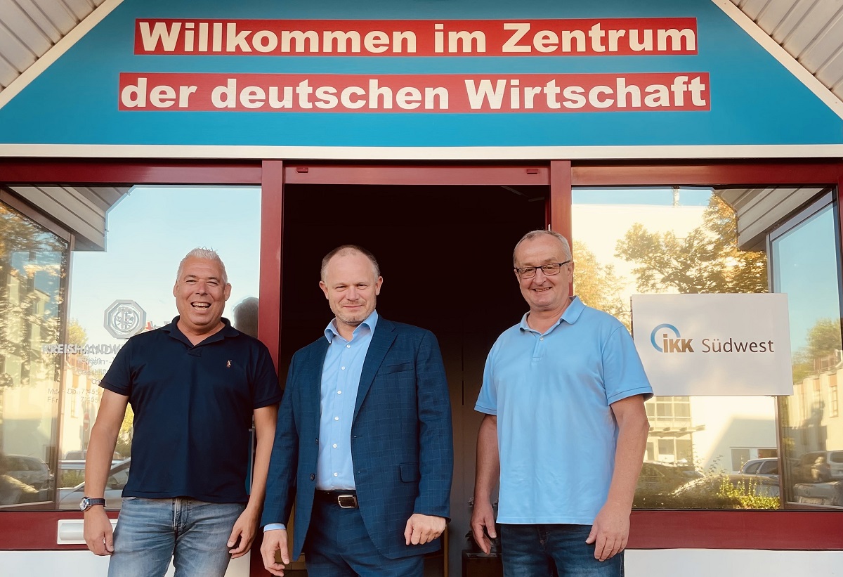 Jan Einig zu Besuch bei der Kreishandwerkerschaft Rhein-Westerwald