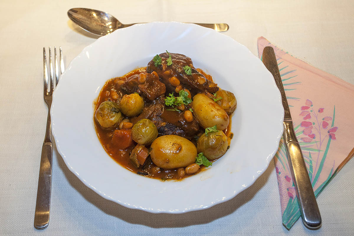 Westerwlder Rezepte: Eintopf mit Rinderbeinscheibe