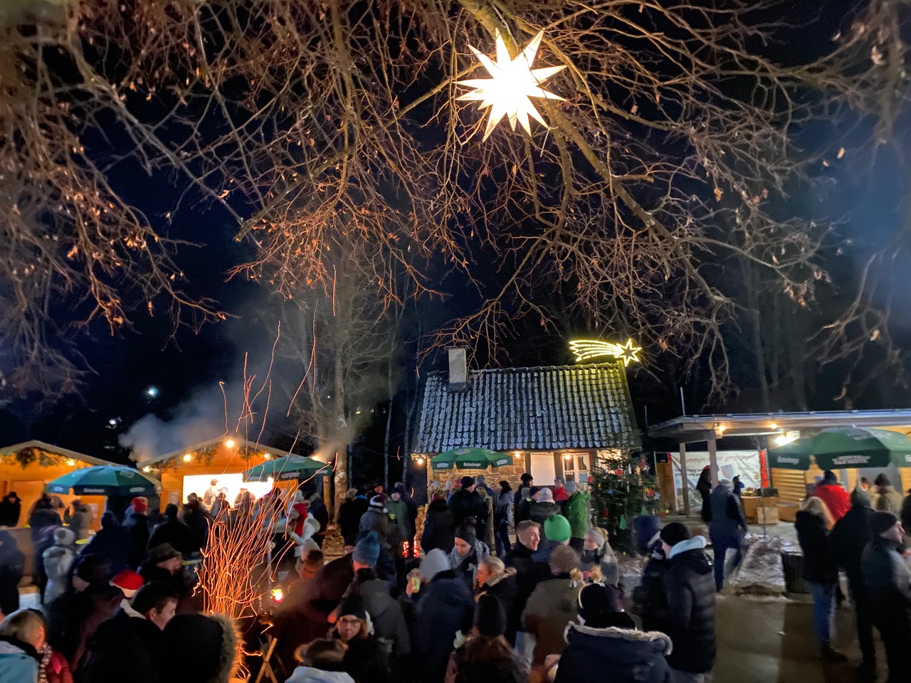 20 Jahre Weihnachtsmarkt in Elkhausen. Gemtlich war