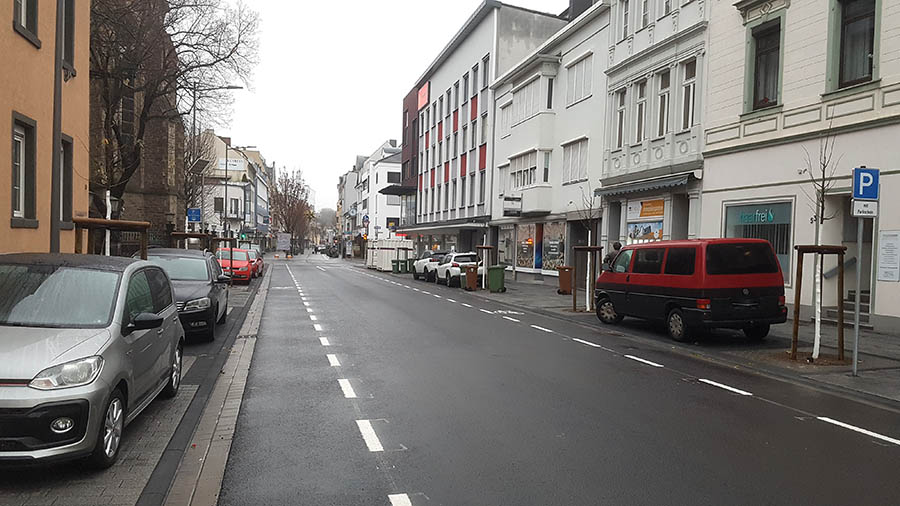 Die Engerser Strae ist nach den umfangreichen Arbeiten wieder fr den Verkehr freigegeben. Foto: Stadt Neuwied
