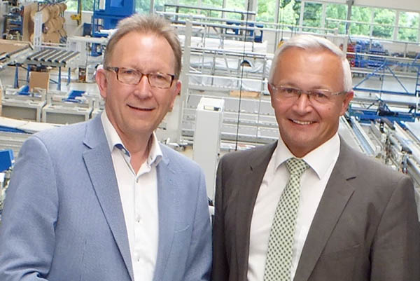 Erwin Rddel (links) mit Achim Hallerbach. Foto: Bro Rddel