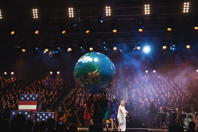 "Martin Luther King  Ein Traum verndert die Welt": Das Chormusical begeisterte in Essen an zwei Abenden seine Zuschauer. Foto: Privat
