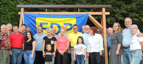 Beim FDP-Sommerfest in Kirchen-Freusburg ging es unter anderem um die Kommunalwahlen 2019. (Foto: FDP) 