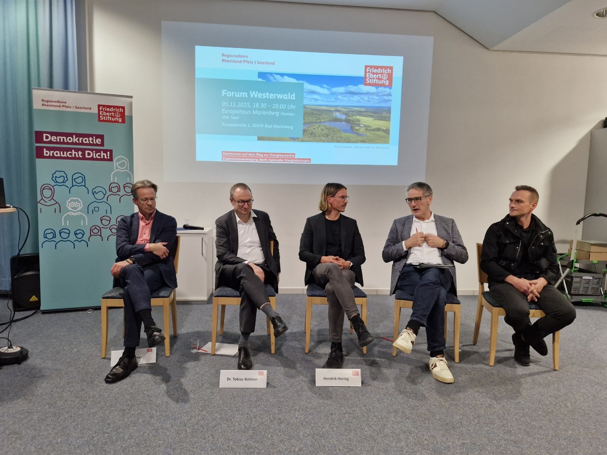 Forum Westerwald der Friedrich-Ebert-Stiftung im Europahaus Marienberg (Foto: Stephanie Hepper)