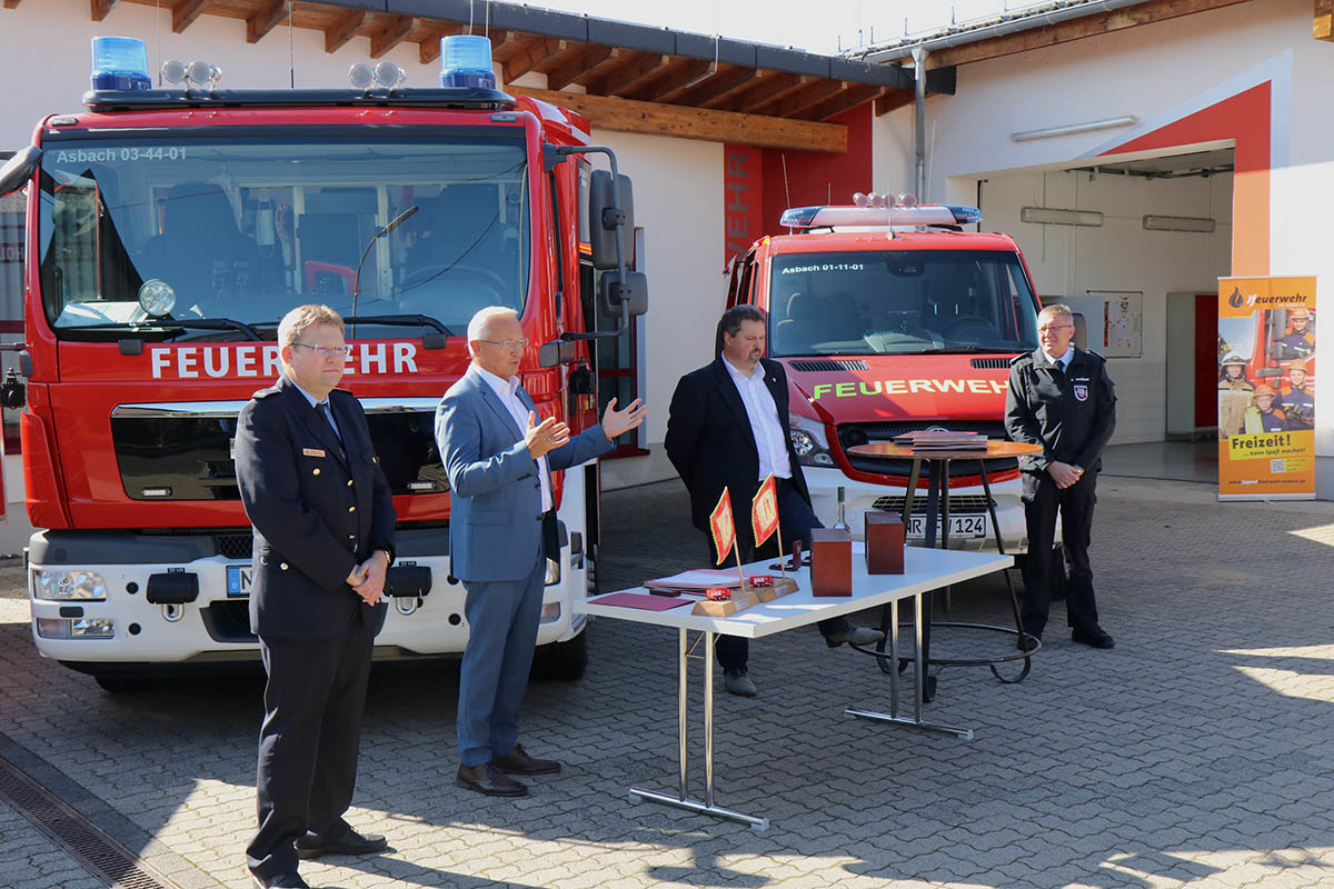 VG-Feuerwehrfest Asbach wurde dezentral begangen