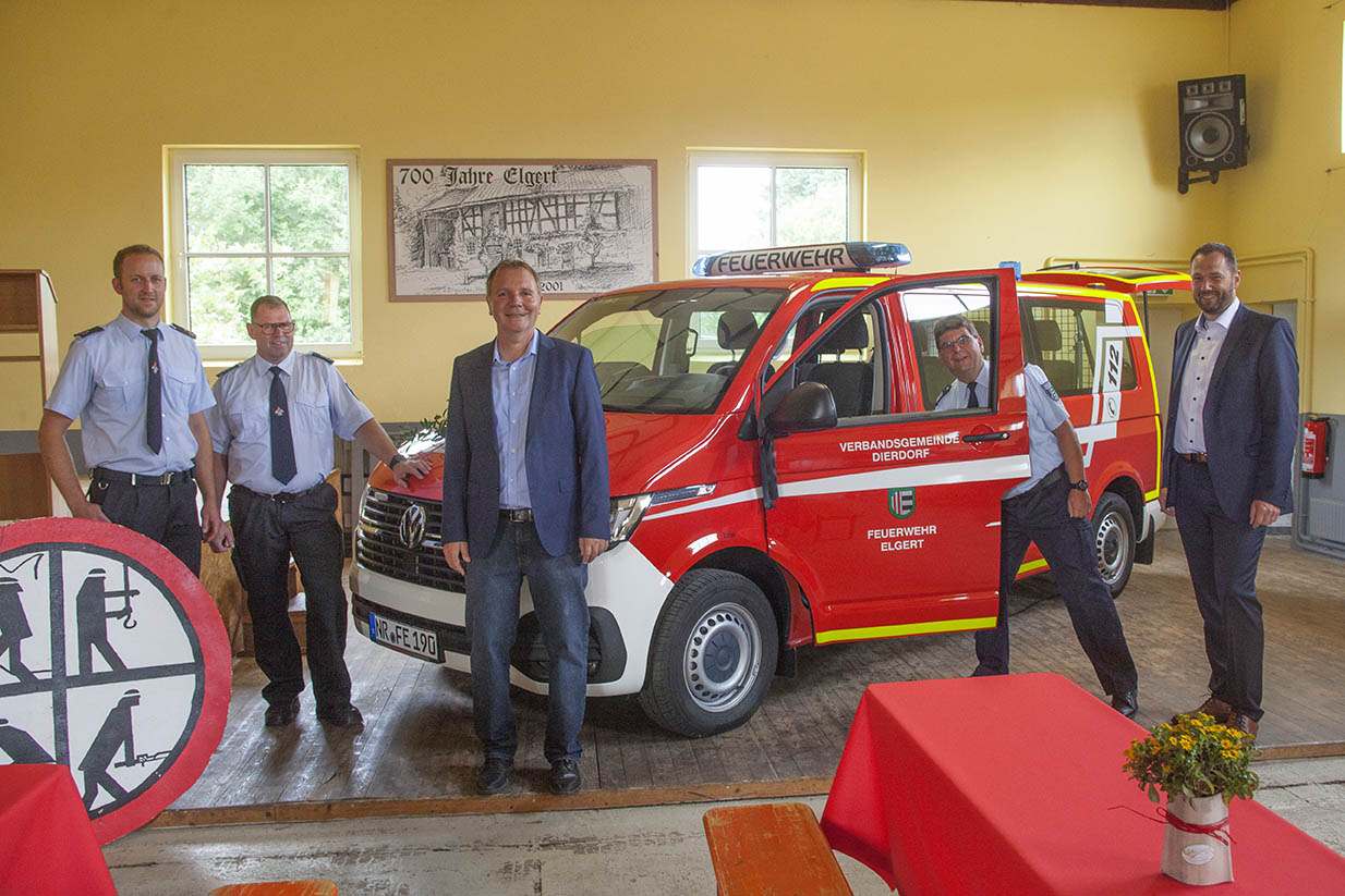 Einweihung des neuen Feuerwehrfahrzeuges in Elgert und Tag der offenen Tr