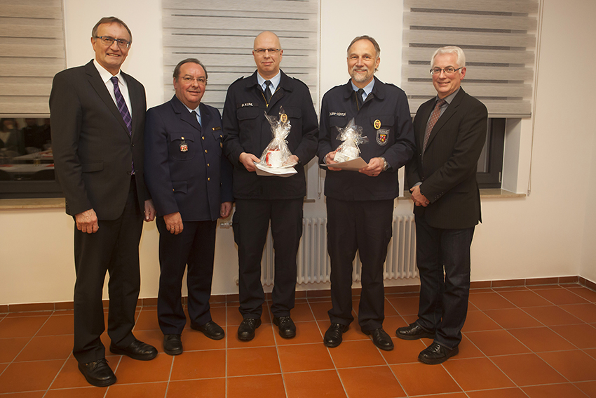 Ehrungen und Befrderungen bei der Feuerwehr Oberdreis