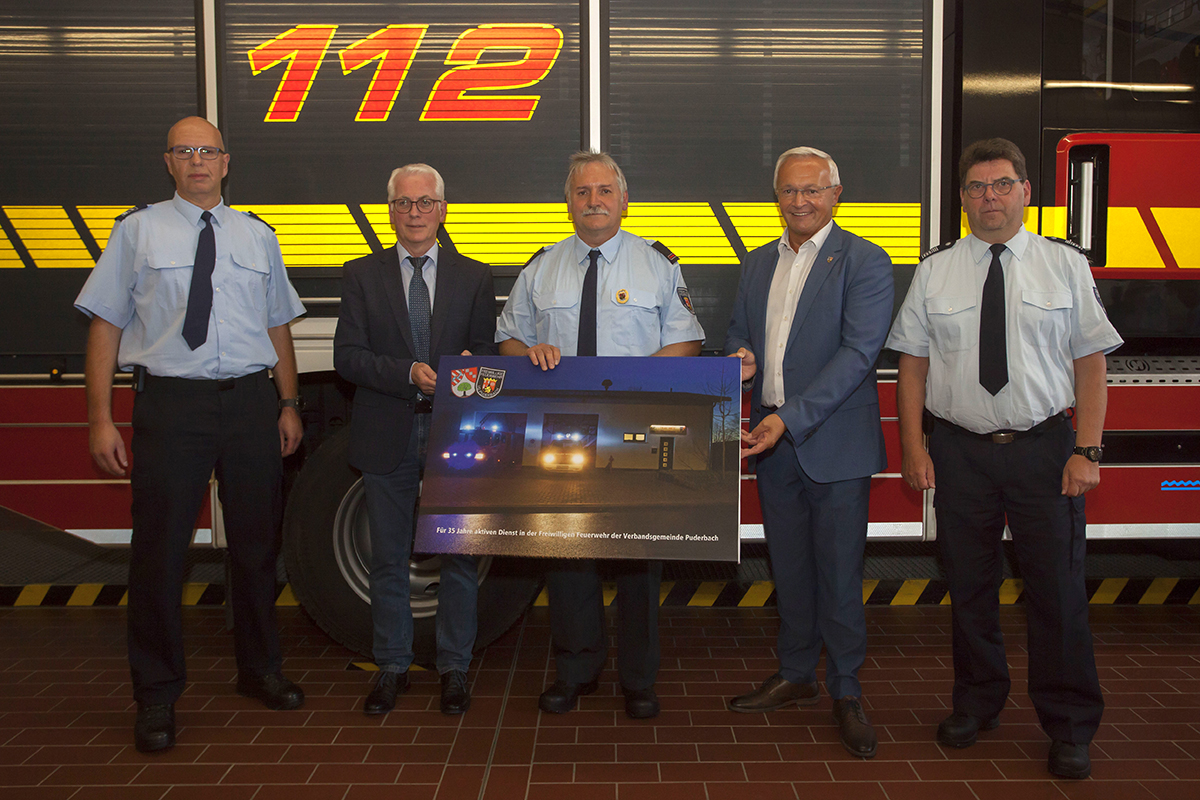 Zentrale Befrderungsveranstaltung der Feuerwehr VG Puderbach