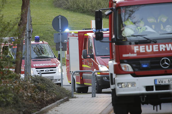 Brand an einer Scheune in Fehl-Ritzhausen