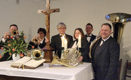 In Gemnden und Montabaur spielten die Akteure des Frechbelch-Blserensembles und Organist Martin Lw hochklassige Konzerte zur Passion. (Veranstalter)